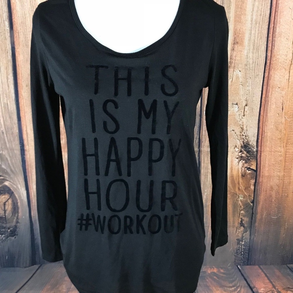 EVCR - Black Long Sleeve Cut Out Shirt